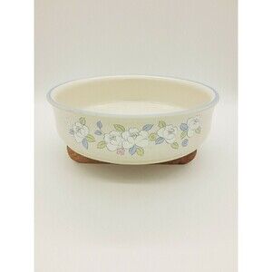 CHANTILLY Fleur De Lune Stoneware 9" Round Vegetable Pasta Serving Bowl